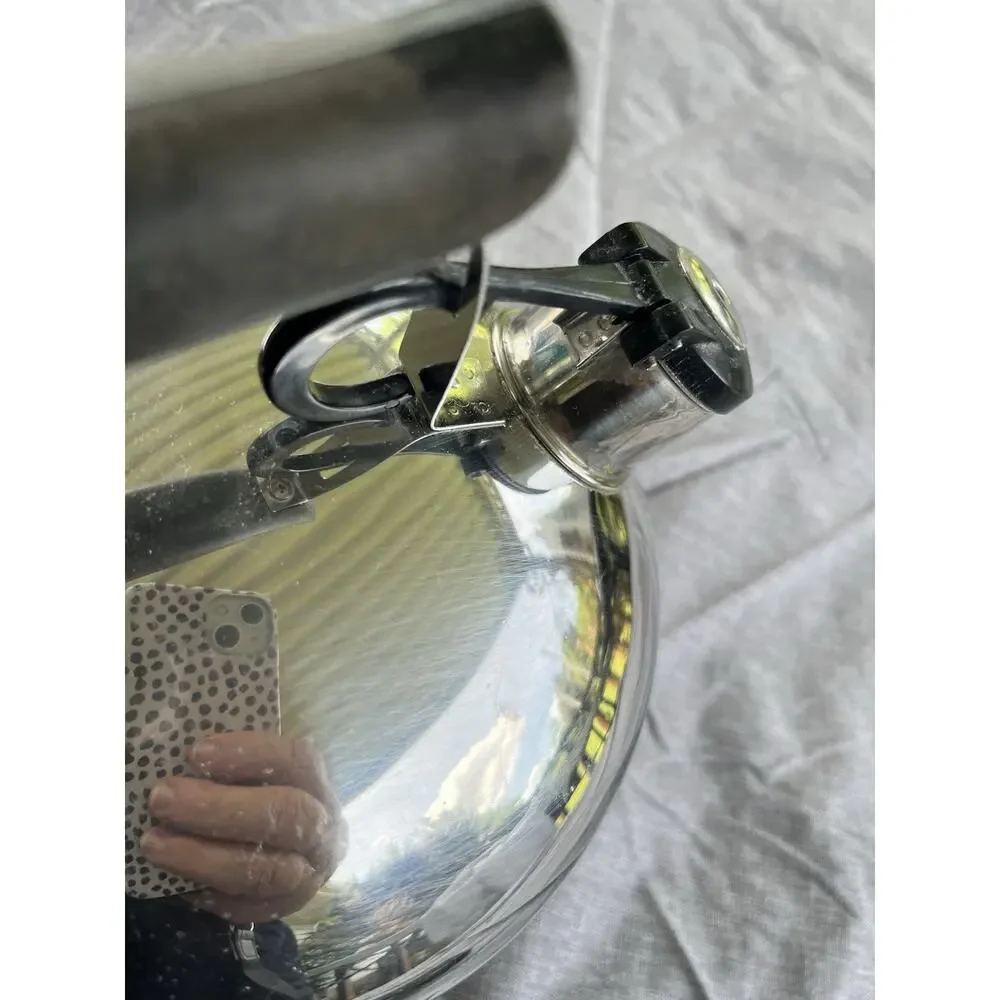 Vintage 2 Qt. Paul Revere Ware Whistling Copper Bottom Tea Kettle-g-98-C